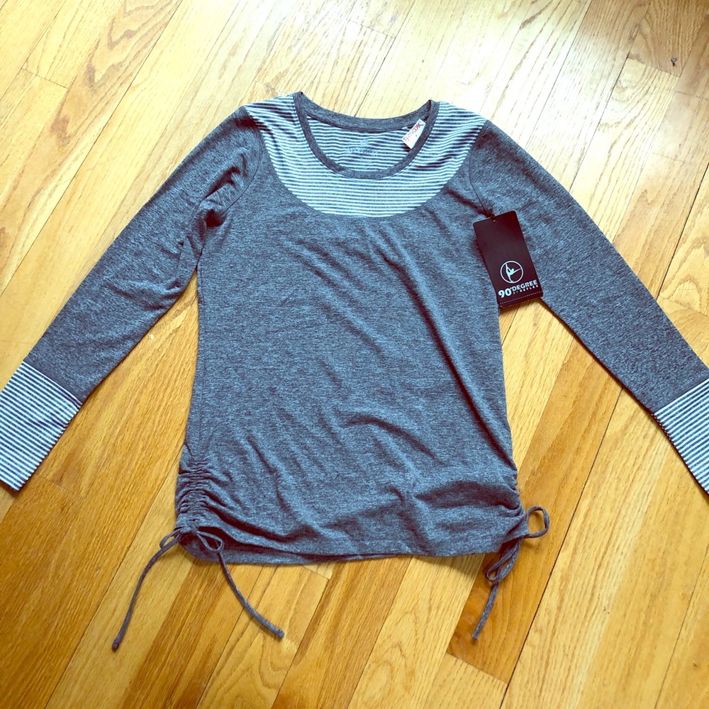 NWT 90 Degree by Reflex long sleeved top, sz M